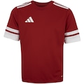 Camiseta Infantil adidas Manga Curta Squadra 25 VERMELHO