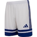 Bermuda Infantil adidas Squadra 25 BRANCO/AZUL ESC