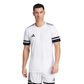 Camiseta Masculina adidas Squadra 25 BRANCO/PRETO