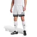 Calção Masculino adidas Squadra 25 BRANCO/PRETO