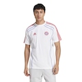 Camiseta do Bayern 25 adidas Masculina Manga Curta Urban Purist BRANCO