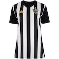 Camisa do Atlético-MG 25 Fanshirt adidas Feminina PRETO/BRANCO