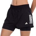 Short Feminino adidas Own The Run 2 em 1 PRETO