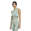 Blusa Cropped Feminina adidas Regata Cool Hiit VERDE