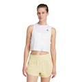 Blusa Cropped Regata Feminina adidas Essentials BRANCO