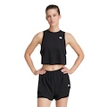 Blusa Cropped Regata Feminina adidas Essentials PRETO