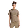 Camiseta Feminina adidas Manga Curta Big Logo MARROM