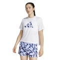 Camiseta Feminina adidas Run It BRANCO