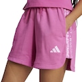 Short adidas Estampado Essentials Três Listras Feminino ROSA ESCURO