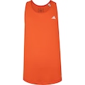 Camiseta Regata Feminina adidas Own The Run 3 Listras LARANJA