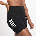 Bermuda Feminina adidas 3 Listras com Bolso PRETO