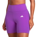 Bermuda Feminina adidas 3 Listras com Bolso ROXO