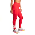 Calça Legging Feminina adidas 3 listras com bolso VERMELHO