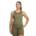 Camiseta Regata Feminina adidas Treino Básica VERDE/BRANCO