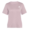 Camiseta adidas Manga Curta Essentials 3 Listras Feminina ROSA BEBE