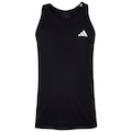 Camiseta Regata Masculina adidas Own The Run 3 Listras PRETO