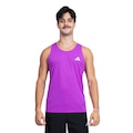 Camiseta Regata Masculina adidas Own The Run 3 Listras ROXO