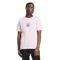 Camiseta Masculina adidas Manga Curta Gráfica Drink ROSA CLARO