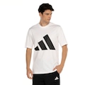 Camiseta Masculina adidas Manga Curta Big Logo BRANCO/PRETO