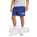 Bermuda Masculina adidas Chelsea Logo Linear AZUL ESC/BRANCO
