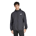 Jaqueta Corta-Vento Masculina adidas com Capuz BRANCO/PRETO