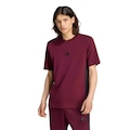 Camiseta Masculina adidas Manga Curta 3 Stripes VINHO