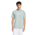 Camiseta Masculina adidas Manga Curta 3 Stripes VERDE CLARO