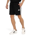 Bermuda Masculina adidas Chelsea 3 Listras BRANCO/PRETO