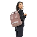 Mochila adidas Linear Essentials 17 Litros MARROM/BRANCO
