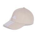 Boné Adulto adidas Strapback 3 Listras Aba Curva CINZA/BRANCO