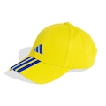 Boné Adulto adidas Strapback 3 Listras Aba Curva AMARELO/AZUL