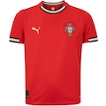 Camisa Portugal I 25 Torcedor Puma Infantil VERMELHO