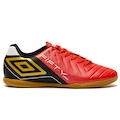 Chuteira Futsal Adulto Umbro Fifty VI League VERMELHO/PRETO
