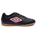 Chuteira Futsal Infantil Umbro Class Footballer PRETO/BRANCO