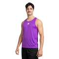 Camiseta Regata Masculina adidas Treino Básica ROXO