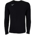 Camiseta Masculina Mizuno Manga Longa Energy 2.0 PRETO