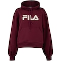 Blusão Feminino Fila com Capuz Comfort Letter VINHO