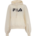 Blusão Feminino Fila com Capuz Comfort Letter OFF WHITE/PRETO