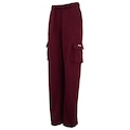 Calça Cargo Fila Feminina Comfort Letter VINHO