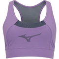 Top Fitness sem Bojo Mizuno Baixa Sustentação Soul Fit III Adulto ROXO CLARO