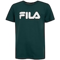 Camiseta Infantil Fila Letter Premium VERDE ESCURO