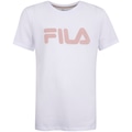 Camiseta Infantil Fila Letter Premium BRANCO/ROSE