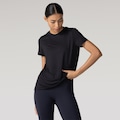 Camiseta Oxer Regulção Térmica Com Abertura Lateral Feminina PRETO