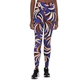 Calça Farm Legging Banana Inverno Cós Médio Feminina AZUL ESC/MARROM