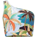 Top Ombro Bem Querer Farm Feminino VERDE/LARANJA