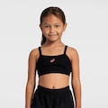 Top ASICS Sem Costura Infantil PRETO