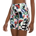 Bermuda Biker Feminina Farm Recanto Coqueiros Cós Médio PRETO/VERDE CLA