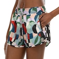 Short Feminino Farm Recanto Coqueiros Nylon PRETO/VERDE CLA