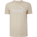 Camiseta Masculina Puma Manga Curta Essentials Logo Tee OFF WHITE