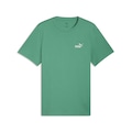 Camiseta Básica Puma Logo Pequena - Masculina VERDE/BRANCO